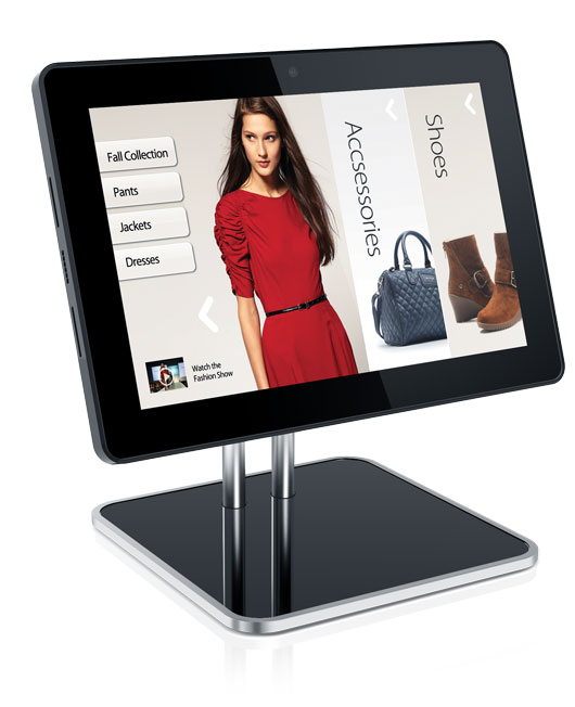 Variedad de elementos iDisplay Tablet